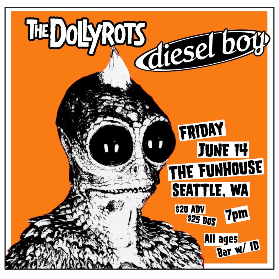 Friday, Jun 14, 2024 - The Dollyrots, Diesel Boy, plus Guests, at the Funhouse! Tickets are already going fast! Don't miss out! wl.seetickets.us/event/the-doll…