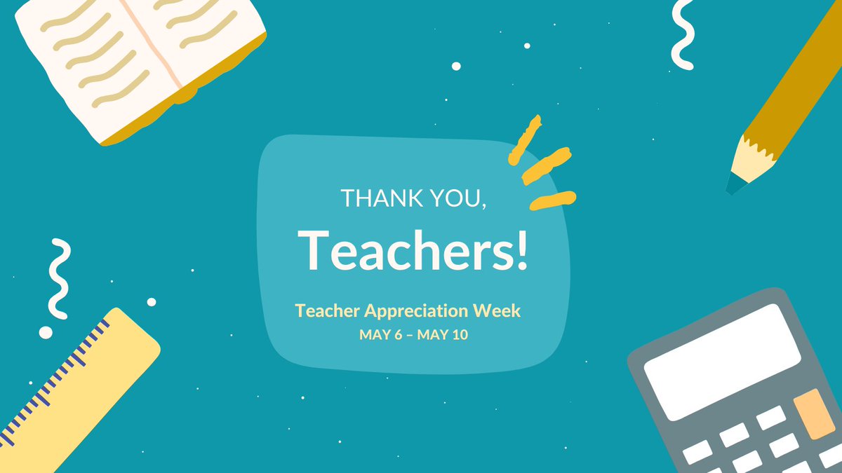 DFISHERSDSU's tweet photo. Teachers are the backbone of our society. Not only do they equip students with knowledge, but also act as mentors and champions. Let's show our gratitude &amp; support for teachers this week and every week! #TeacherAppreciationWeek https://t.co/2rtToujLlW