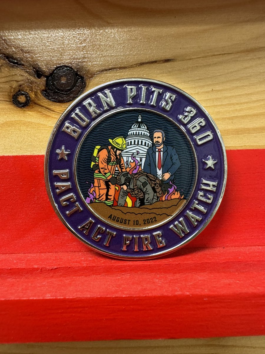 Support the cause and order your PACT ACT Firewatch challenge coins on our website. 👇🏽 #pactact shopcallforfire.com/collections/bu…