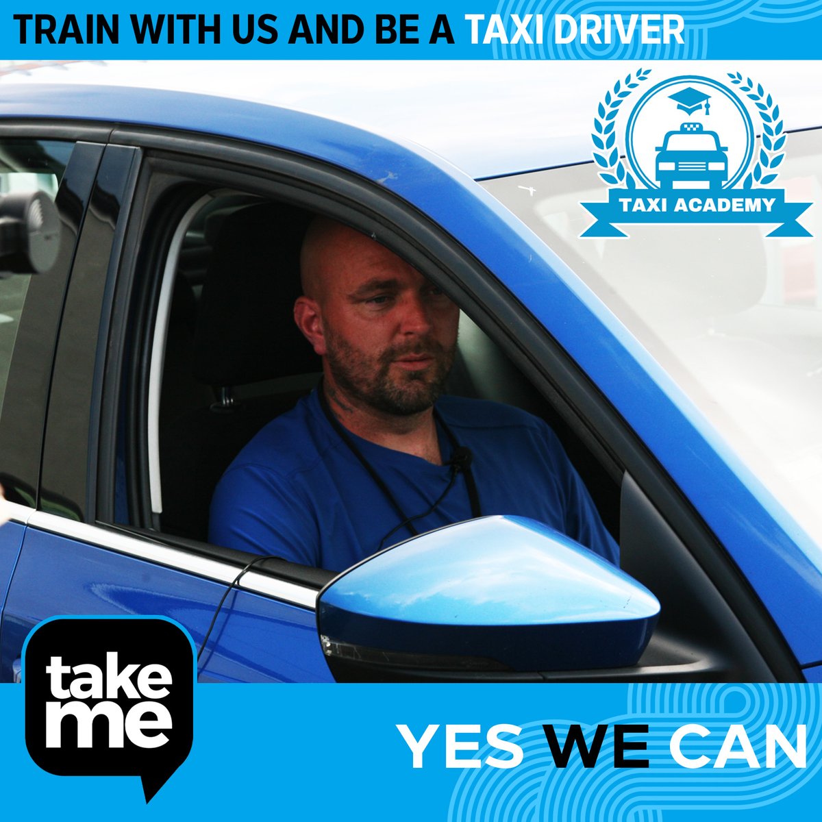 Time to start a new career… Flexible hours, decent earnings… why not train to become a taxi driver with us? Find out more: takeme.taxi/academy/ #TakeMe #TaxiAcademy