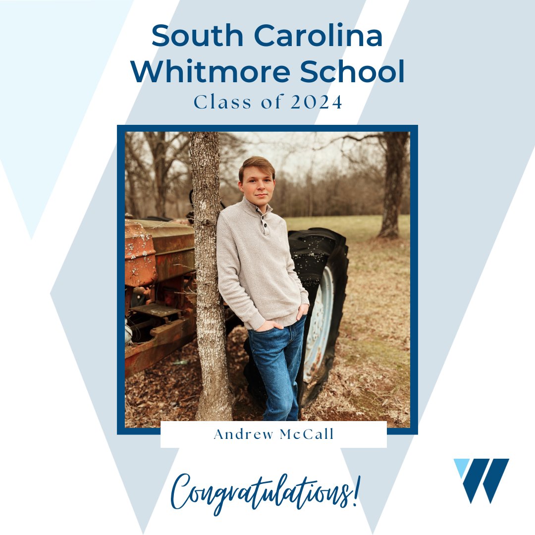 Congratulations SC Whitmore graduate Andrew McCall! He is planning to attend Jones Junior College after graduation. We are very proud of you and excited about your future.🎉🎓 #SCWSClassof2024