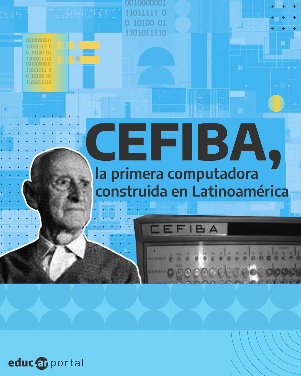 ¿Conocés la historia de la primera compu construida en Sudamérica? 🖥️💙

En este hilo, te contamos cómo se llamaba, en qué institución educativa argentina se construyó y qué características tenía.🧵👇  

#docentesTIC