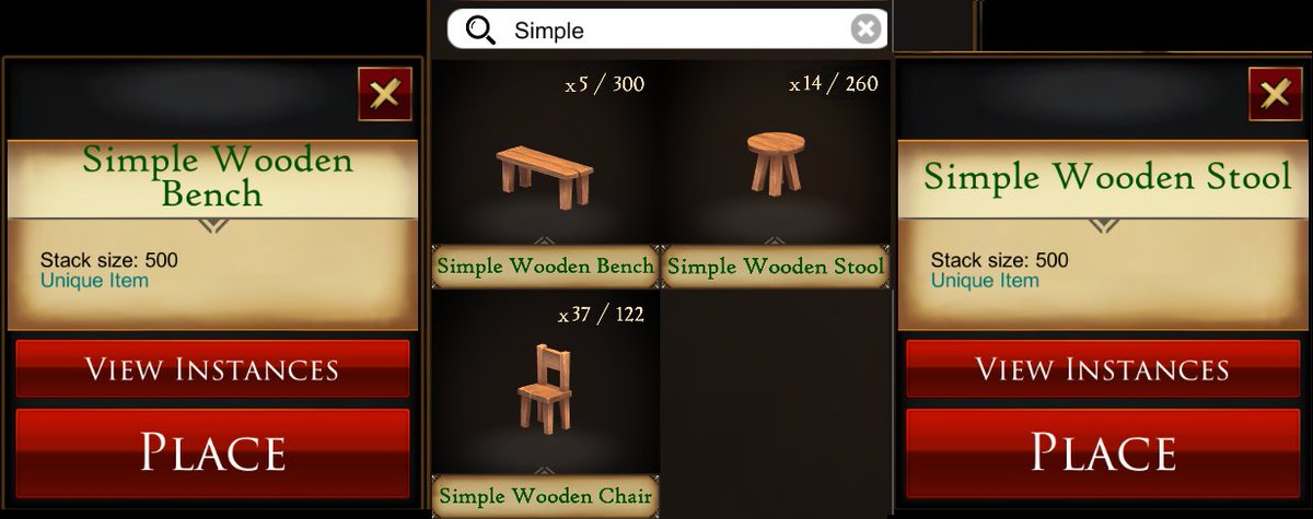 Nov_aq3d's tweet photo. @AQ3Dgame We need a stack limit increase for reccurring items such as the simple wooden items. Players use these items to make adjustable furnitures/decors and to save on item count. In this regard, 500 max limit is too few and remember that this limit gets shared across all house maps. https://t.co/J9PmZqmaTU