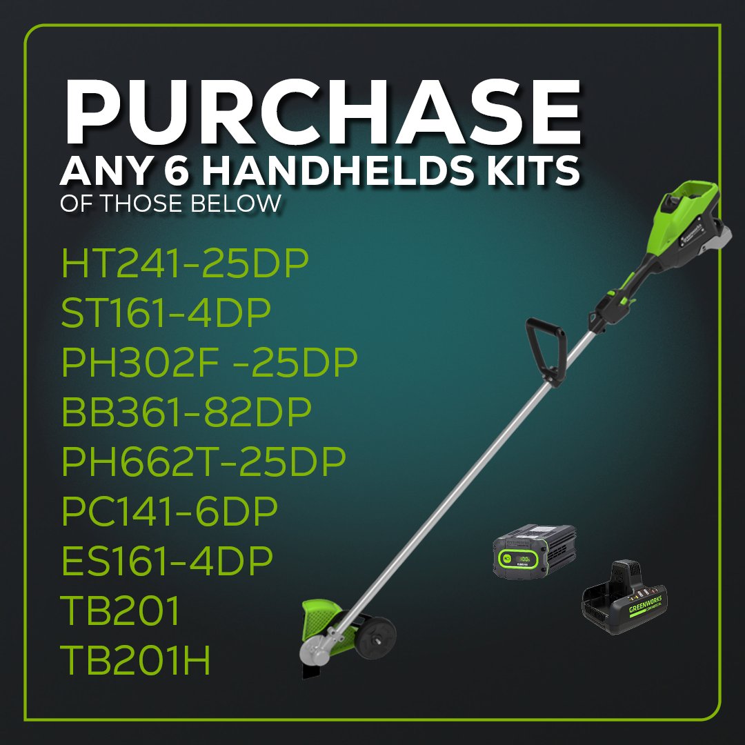 Greenworks tweet media