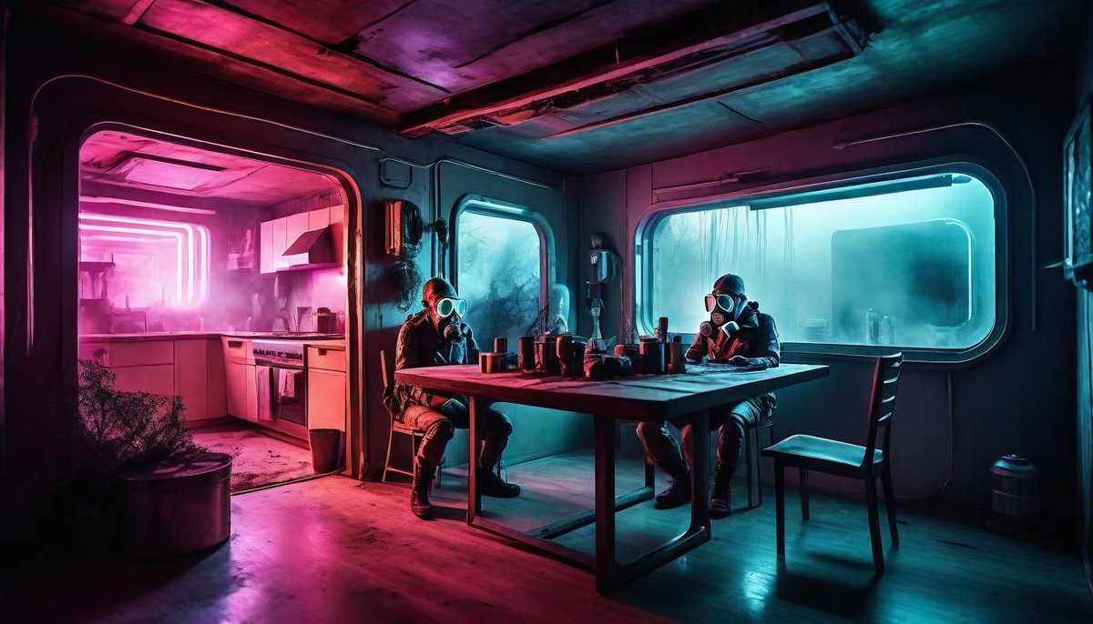 Compact Comforts in a Neon Haze 8 - creator.nightcafe.studio/creation/4L0Ep…

#photography #compacthouse #neonlights #dystopianfuture #pollution
@NightCafeStudio #AIGeneratedArt #ArtByAI #AIArt #ArtificialIntelligenceArt #GenerativeArt #MachineLearningArt #DataDrivenArt