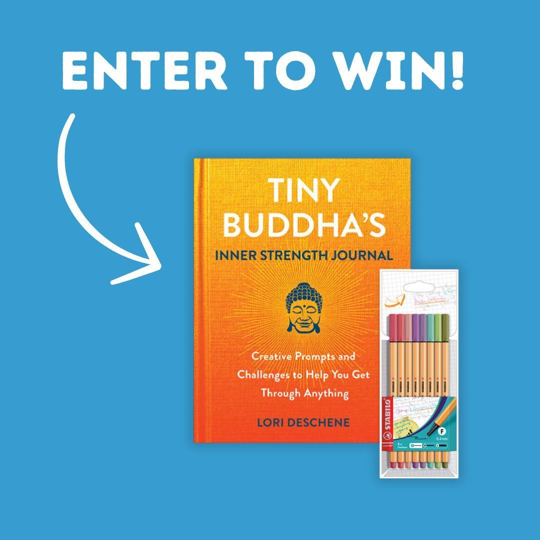 So excited for this giveaway with @STABILO! 25 lucky winners will receive a copy of Tiny Buddha’s Inner Strength Journal and a point 88, 8-color wallet set. You can enter to win here: buff.ly/3OXtWei Giveaway ends May 10th!