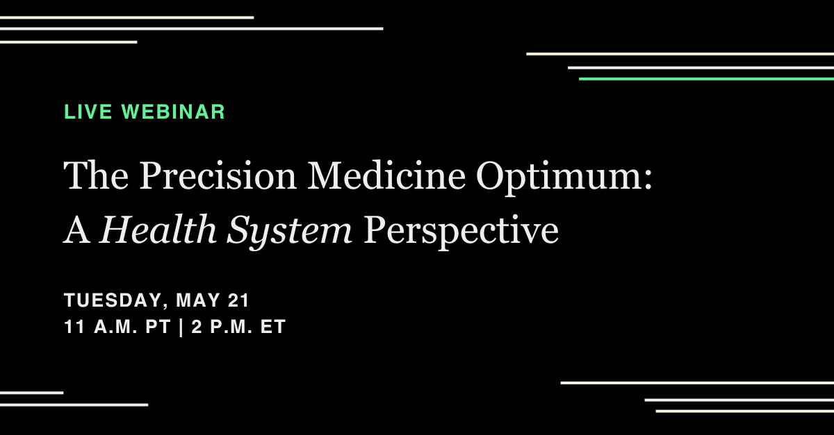 Join this live presentation to discover the latest strategies for integrating genomic data in health systems: hubs.ly/Q02wfsLc0