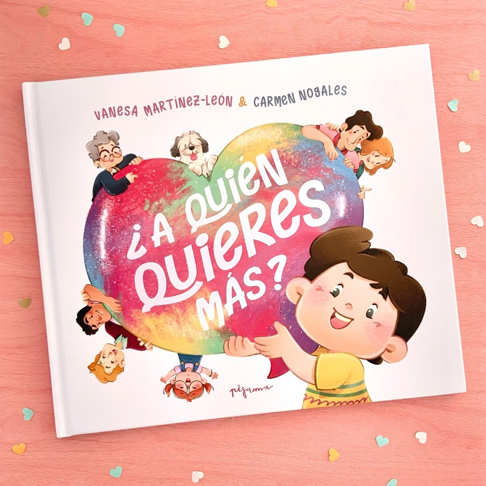 CarmeNogales's tweet image. Ya tocaba la presentación con fotos del cuento "¿A Quién Quieres Más?", que he ilustrado para @pijamabooks y escrito por @va_martinezleon

Dentro de unos días se cumple un mes de su publicación, y aún se me hace raro ver impresas las ilustraciones en las que estuve trabajando.