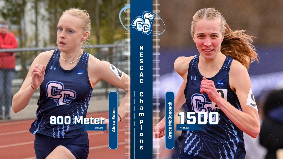 Alexa Estes ’26 and Grace McDonough ’26 set school records at the 2024 New England Small College Athletic Conference (@NESCAC) Women’s Track and Field Championships at Tufts University. 🔗 Learn more about their record-breaking wins: bit.ly/3wukqdH