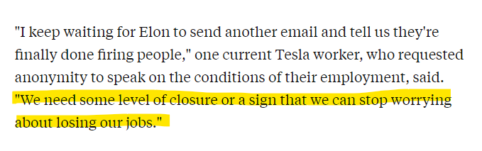 Not surprising that the employee who needs to speak anonymously because they have no integrity gets this exactly wrong...literally 180 degrees off of correct. <a href="/Tesla/">Tesla</a>