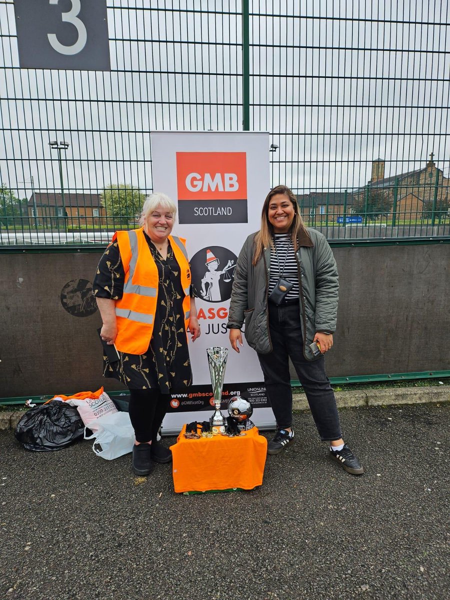 A busy #GlasgowMayDay weekend and on Saturday @Glasgow_LR lifted the champions cup for a second year in a row! Big shout out to @GMBGlasgowCC @ShonaGmbGlasgow and @ChrisMGMB for hosting the Football Tournament and Fundraiser. ⚽️🥅🏆