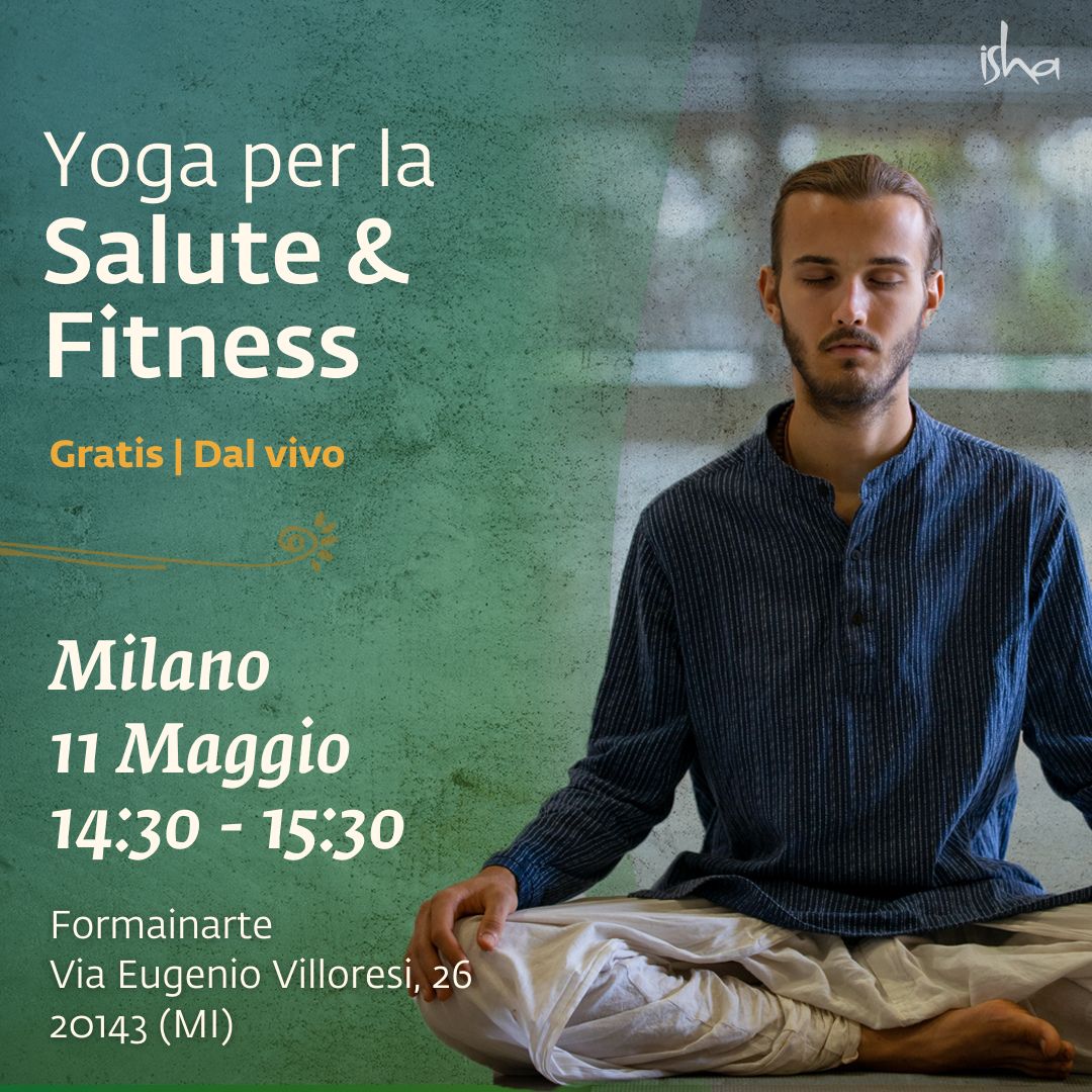 #Yoga è la scienza di essere in perfetto allineamento, in assoluta armonia in completa sincronia con l'esistenza.

#FreeOffering a #Milano
Aperta a tutti, vi aspettiamo numerosi.

Link per iscriversi
➡️eu.sadhguru.org/register-tr/?p…

#IshaHataYoga
#Healt
@Corriere
@milano_today