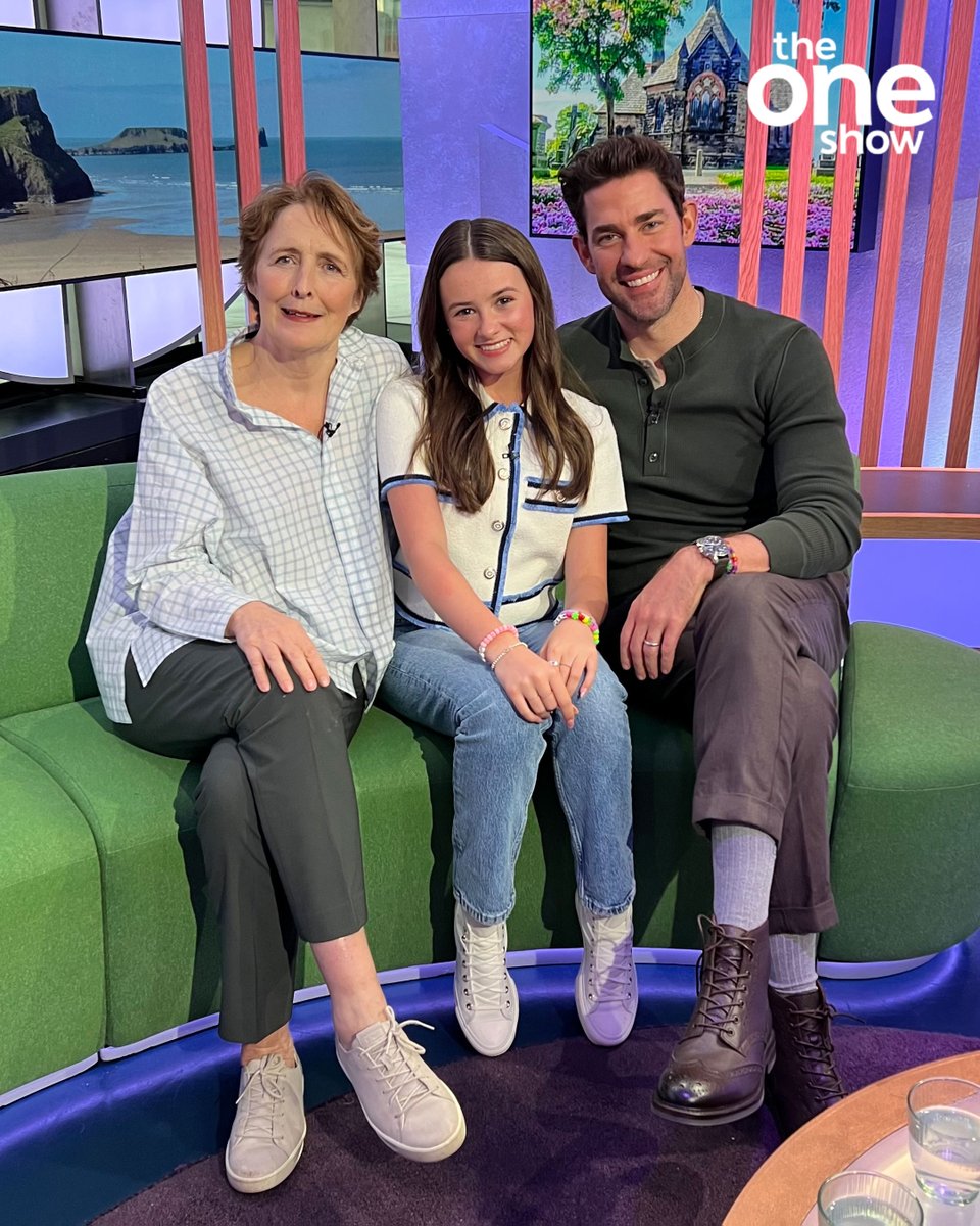 Better than we could imagine! 🤩 @johnkrasinski, Fiona Shaw & Cailey Fleming have teamed up for new family movie, ‘IF’, and they’ve been telling us all about it on #TheOneShow 🙌 Missed it? Watch on @BBCiPlayer 👉 spkl.io/60194Nd2c