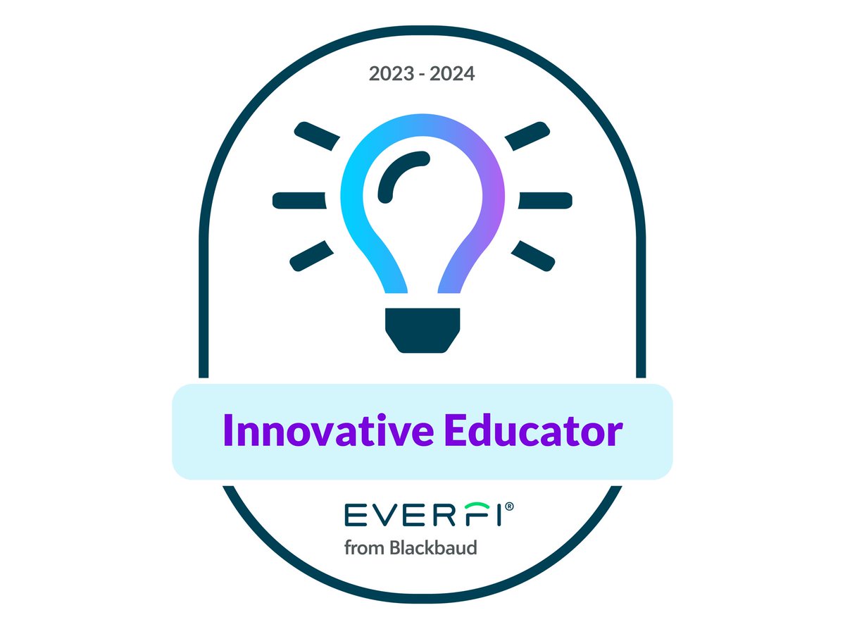 Thank you, @EVERFIK12 for the Innovative Educator Badge! Over 350 @CanonMacMS students will be certified #futuresmart by the end of the school year. Thank you for providing real-world skills for our students! 💸@canon_mac 💻