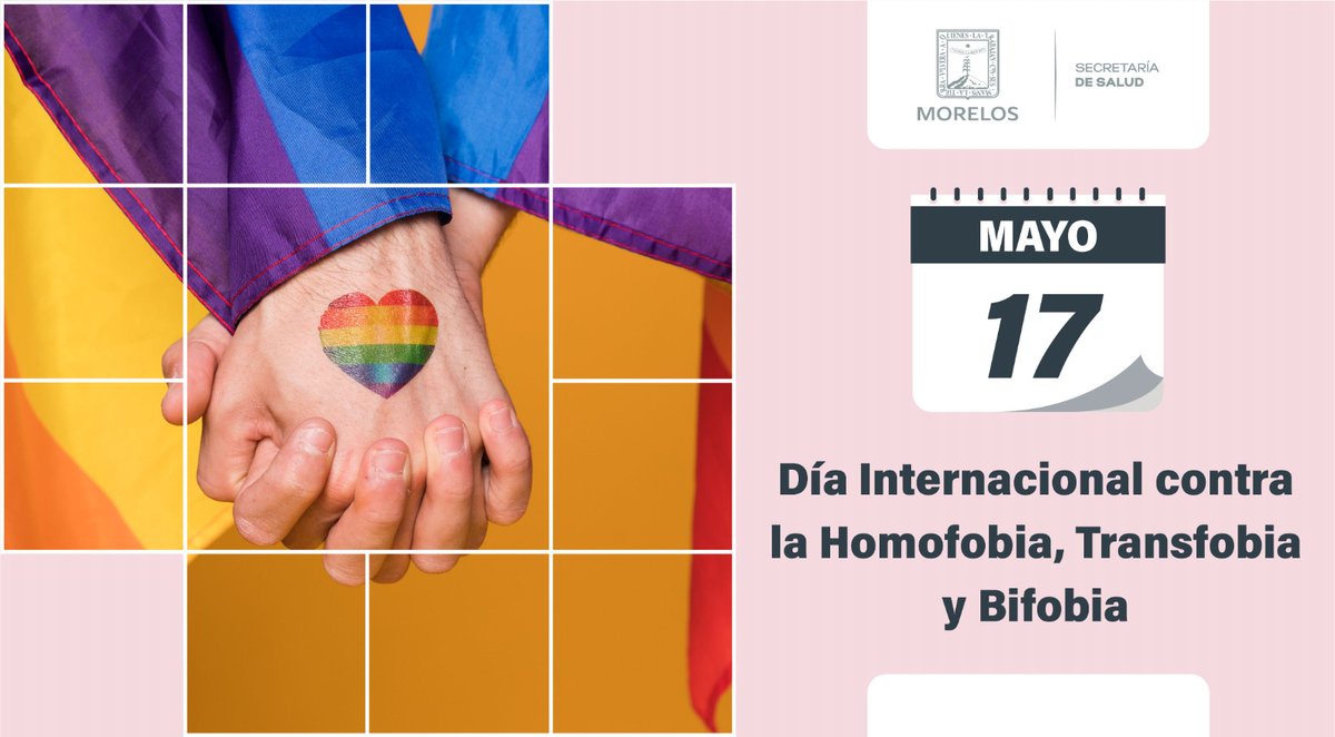 Hoy conmemoramos el Día Internacional contra la Homofobia, la Transfobia y la Bifobia como una expresión de respeto a la diversidad y reconocimiento de los #derechos de las personas independientemente de su #OrientaciónSexual e #IdentidadDeGénero
🏳️‍🌈🏳️‍⚧️