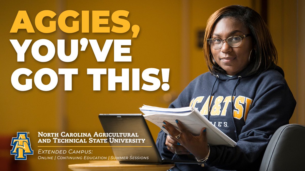 One thing that #AggiesDo is finish strong! You’ve got this! #Finalsweek