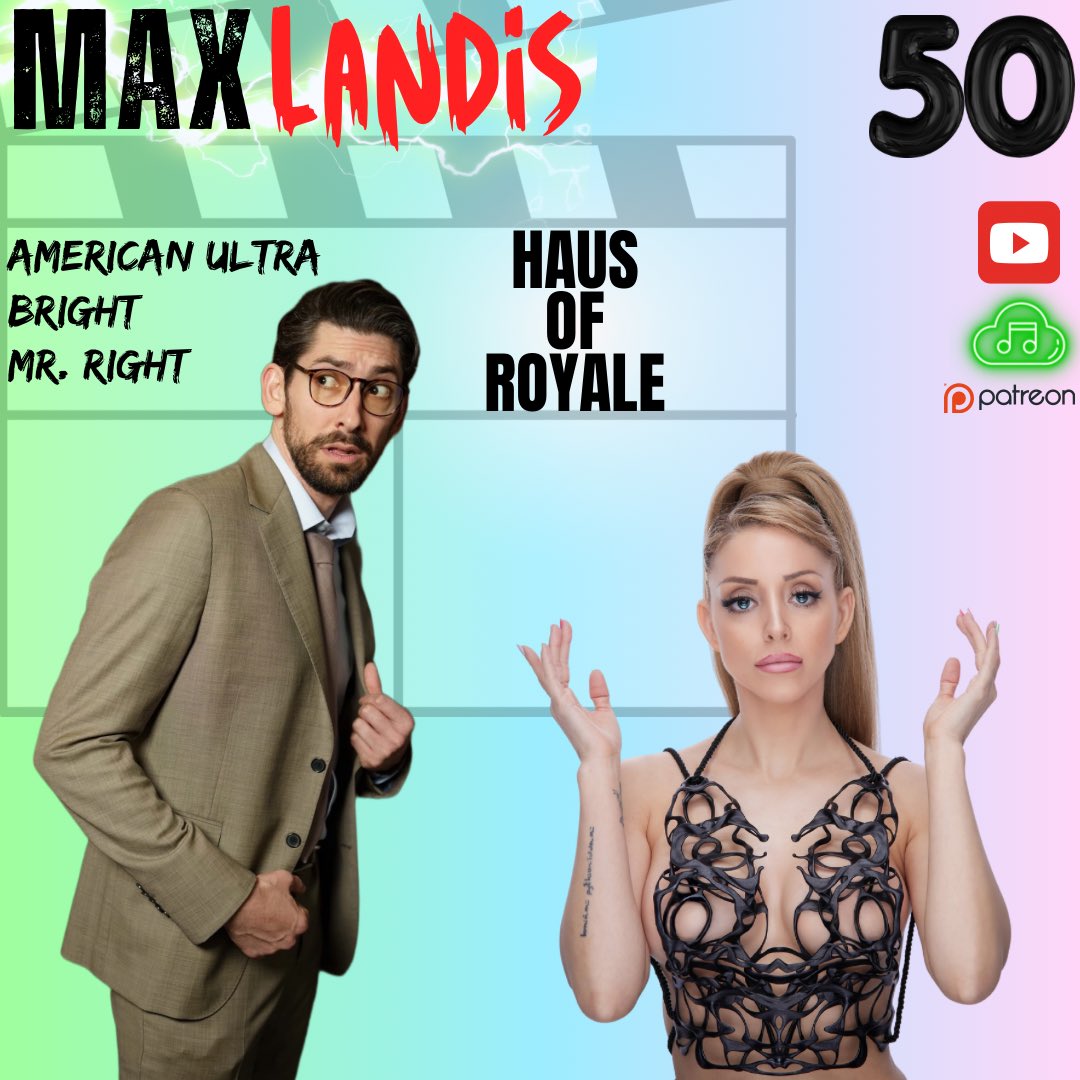 Filming Thursday 🎬 Max Landis @HausOfRoyale @spotifypodcasts @Patreon @YouTubeCreators