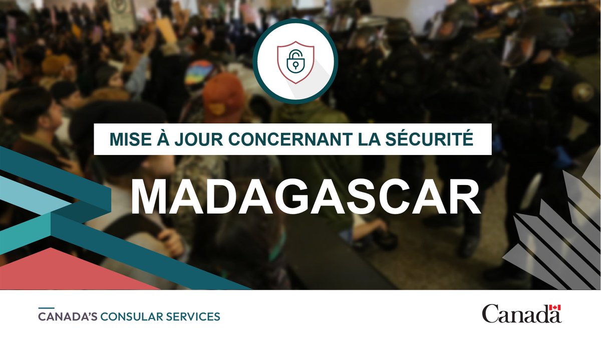 Des manifestations peuvent avoir lieu à #Madagascar en raison d’élections prévues pour le 29 mai. Si vous y êtes, évitez les endroits où se tiennent des grands rassemblements et suivez les directives des autorités locales. voyage.gc.ca/destinations/m…