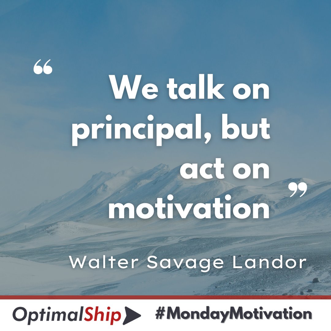 Here's your motivation for the week!

#OptimalShip #businessmotivation #internationalbusiness