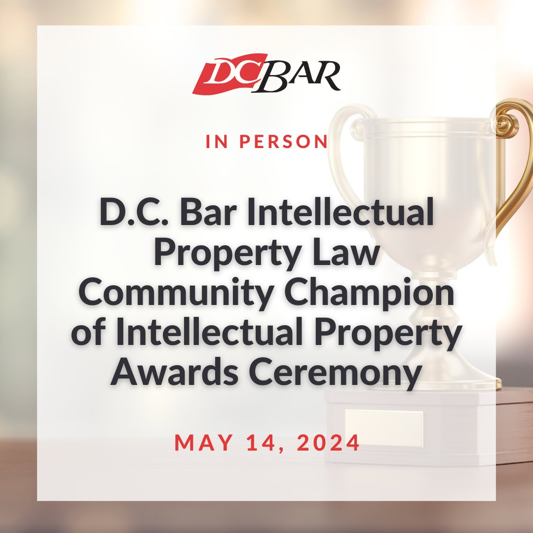 Join us in honoring exceptional individuals who have significantly contributed to the field of intellectual property with the esteemed Champion of IP Award. bit.ly/3wnTP21