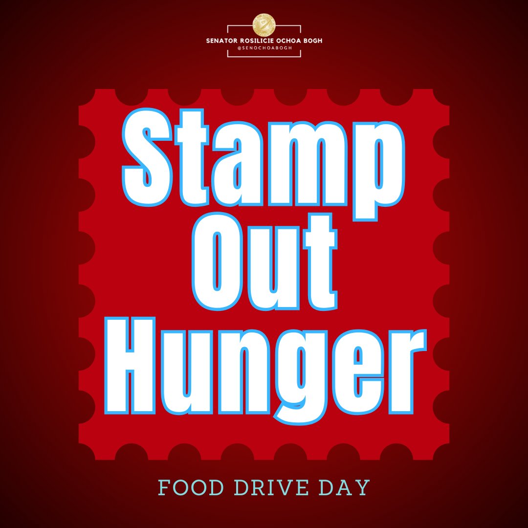 Join the largest one-day food drive and help stamp out hunger in our communities. Drop off your non-perishable food items and make a difference today! #StampOutHunger