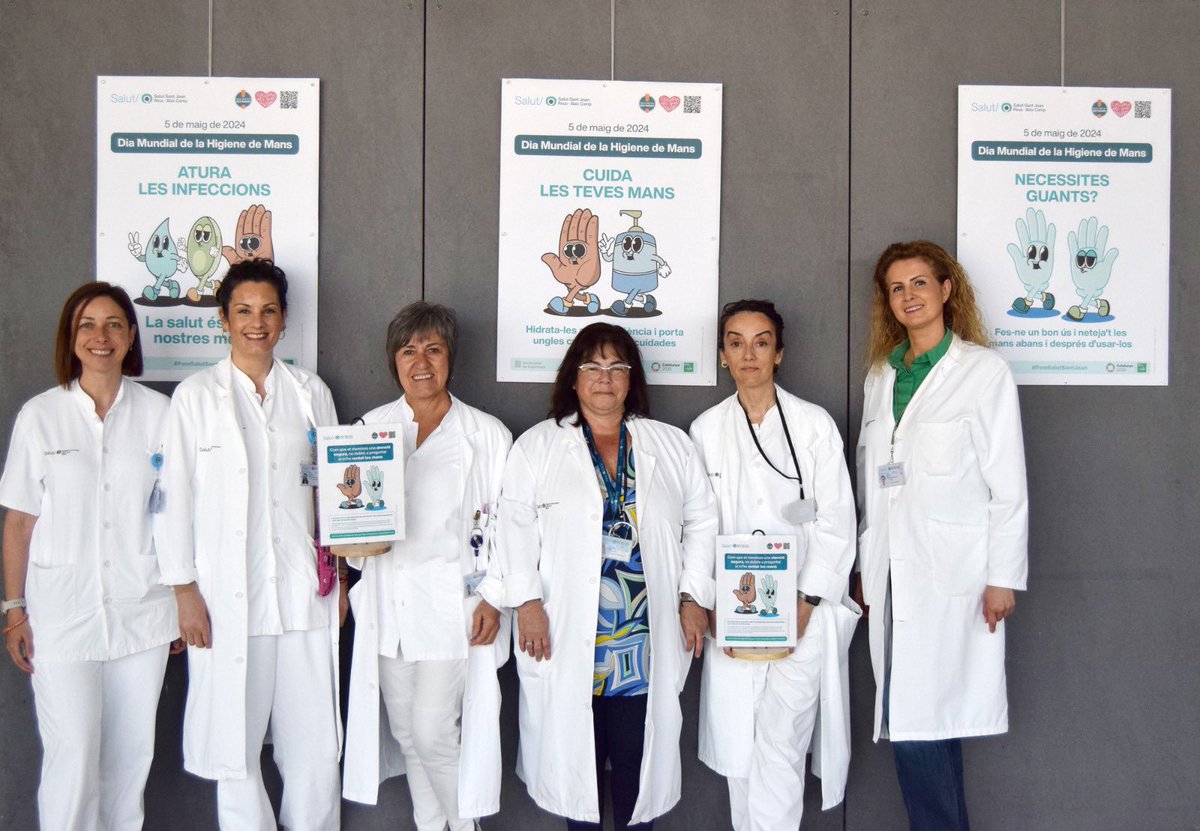 Com cada 5 de maig, ✋ l'@HospitalReus commemora el #DiaMundialHigieneMans fent difusió de la importància d'un correcte rentat de mans 🧼🧴 a través de diversos plafons informatius.

#HandHygiene #CleanYourHands #InfectionPrevention #DMHigienedeMans

🔗 salutsantjoan.cat/ca/noticies-i-…