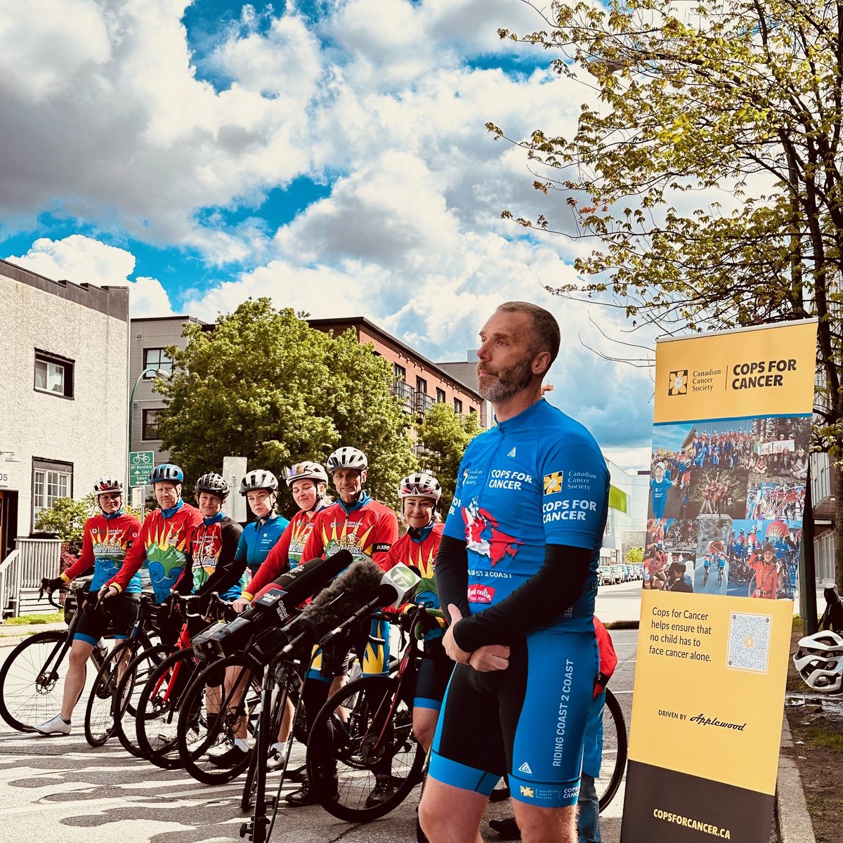 To support Cops for Cancer & motivated by his daughter’s recent cancer diagnosis, #VPD Sergeant Dayne Campbell is embarking on a solo cycling ride across Canada. For info about Dayne’s journey, where he’s headed & how you can support pediatric cancer research, visit…