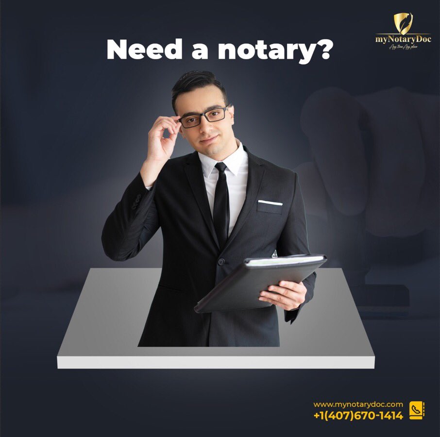 Need a notary?
Send us an e-mail, make an appointment and obtain your paperwork notarized today.
---
For more details, please visit: mynotarydoc.com
---
#closingagent #titlecompanies #realestate #realestateflorida #escrowofficer #signingservice #loansigningagent