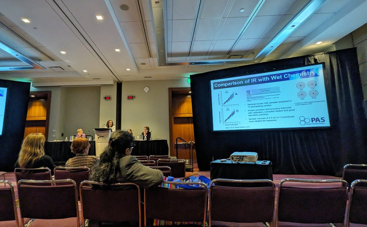 Wrapped up #PAS2024 with this fantastic session on analyzing human milk nutritional composition with @DLOConnor0803 @mtperrin @MandyBelfort_MD and Dr. Sharon Unger