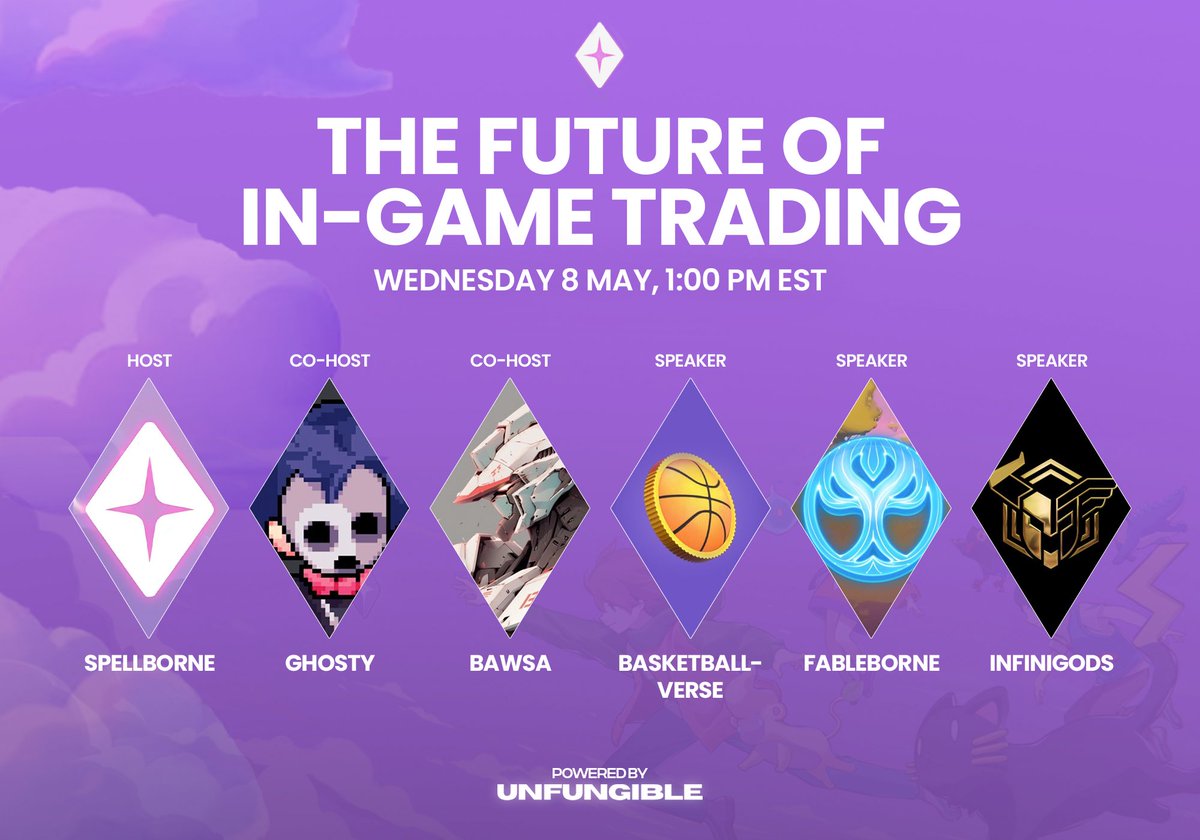 The Future of In-Game Trading ✨ Join us on Wednesday, as we dive in! 📅 May 8, 1 PM EST 👇 Set your reminders below!