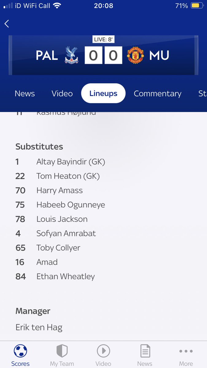 Manchester United’s subs bench is ridiculously shambolic.