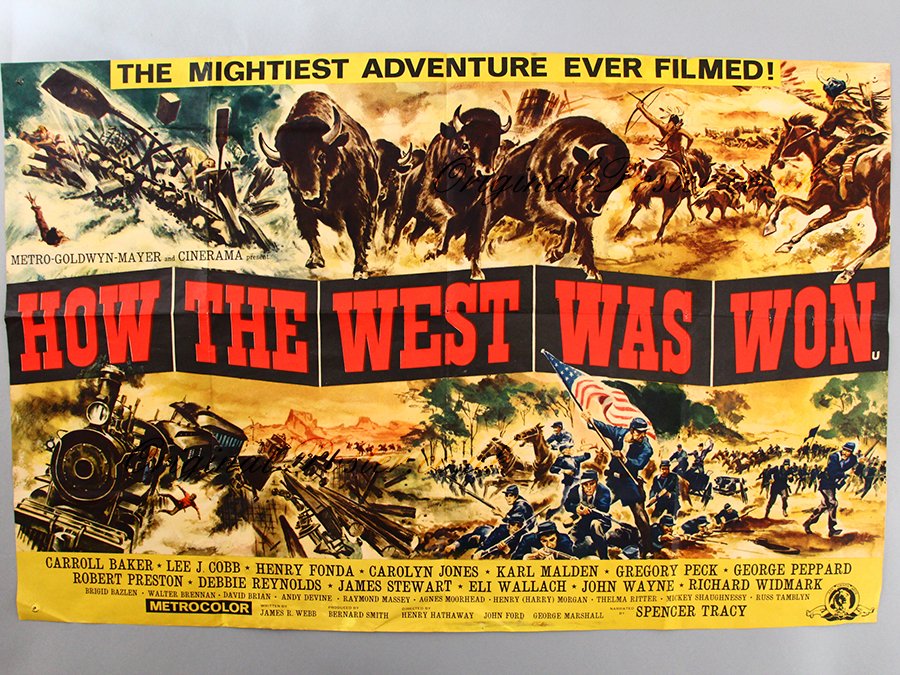 The 1962 epic #western #HowTheWestWasWon is on #MOVIES!TV (CH. 2.2 in #Detroit/#yqg) today at 4:55PM. It was produced by #BernardSmith for #MGM and #Cinerama. #JohnFord #GeorgeMarshall and #HenryHathaway directed this #NationalFilmRegistry movie. #SpencerTracy is the narrator.