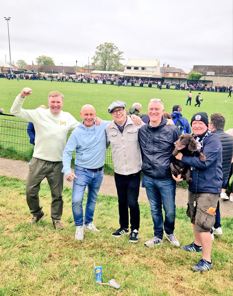All of us in the photo at the start of this Northern League adventure and we’re still here now…
@heatonstanharry 
@OllyverTweet 
@esskayell67 
@geoffwalker80 
And Hendy of course. 
New beginnings, new adventures…