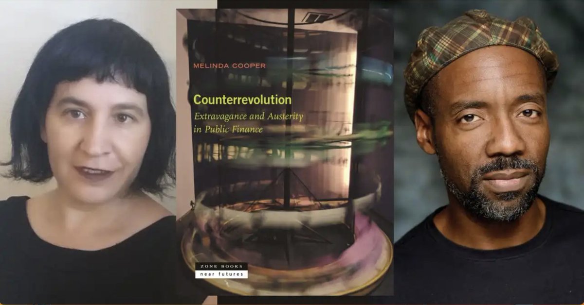 Coming up this Saturday 5/11 at @redemmas, join us for an event with Melinda Cooper and Lester Spence, as they discuss Cooper's new book COUNTERREVOLUTION. See below to RSVP! redemmas.org/events/melinda…