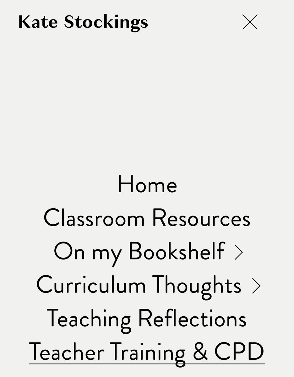 Recently added a new page to my blog with the aim of sharing more of the resources I use when delivering CPD & with our SCITT trainees each week- elements of my current role that I love! 🌍👩🏻‍🏫 katestockings.com/teacher-traini…
