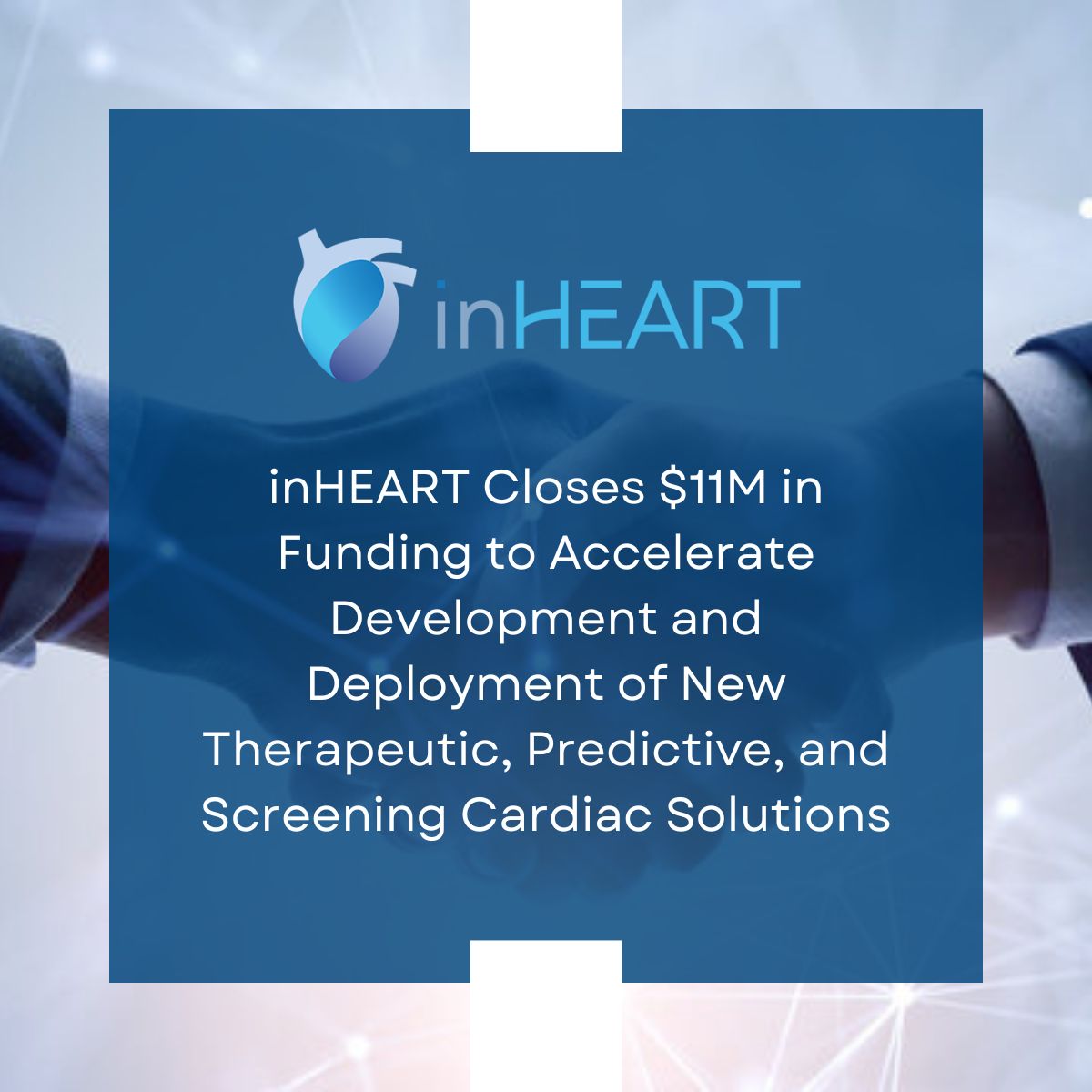 Congrats to the inHEART team on closing $11M in funding to drive commercial growth of the #inHEART solution and advance the development of our predictive cardiac models for heart failure, sudden cardiac death, and cardio-embolic stroke. inheartmedical.com/news/inheart-r…
#HRS2024 #epeeps…