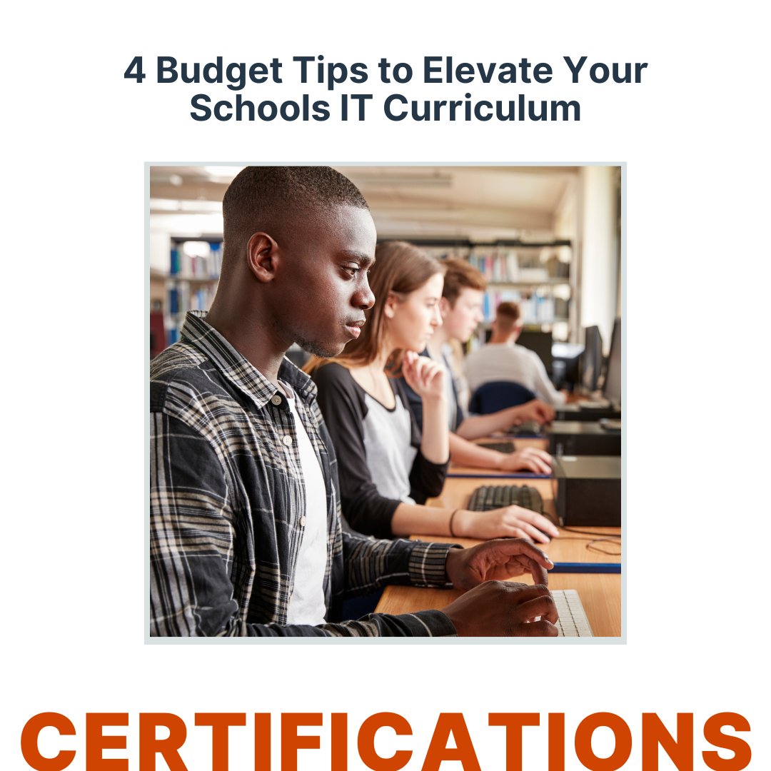 Find four tips to budget for an IT education program or to boost your current one, while maximizing your investment! 🤑 🔗: s.comptia.org/3QxkBf7