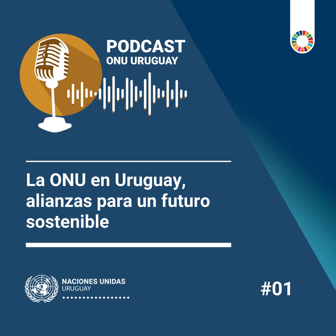 LANZAMIENTO: ¿Quieres conocer más sobre los ODS y su impacto en Uruguay? Poné @RadioUruguayUy todos los sábados a las 14 para escuchar nuestro podcast 'La ONU en Uruguay: alianzas para un futuro sostenible'. 🎧 #PodcastONUUruguay