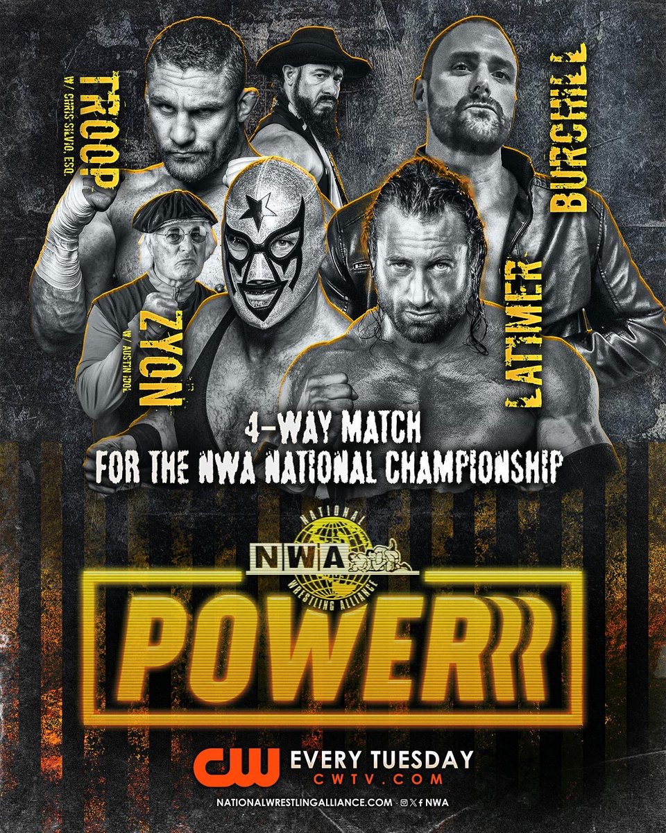 YUGE Episode of NWA tomorrow air on the CW Network App for free, tomorrow! #nwa #nwapowerrr #cw #cwnetwork