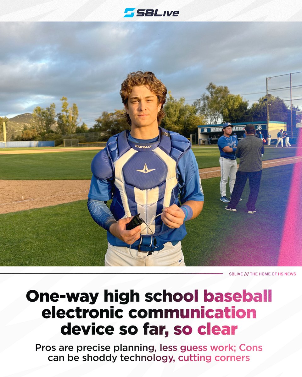 The trial year for the one-way high school baseball electronic communication device is almost in the books and its getting positive reviews in changing the game 👏⚾️ highschool.athlonsports.com/california/202…