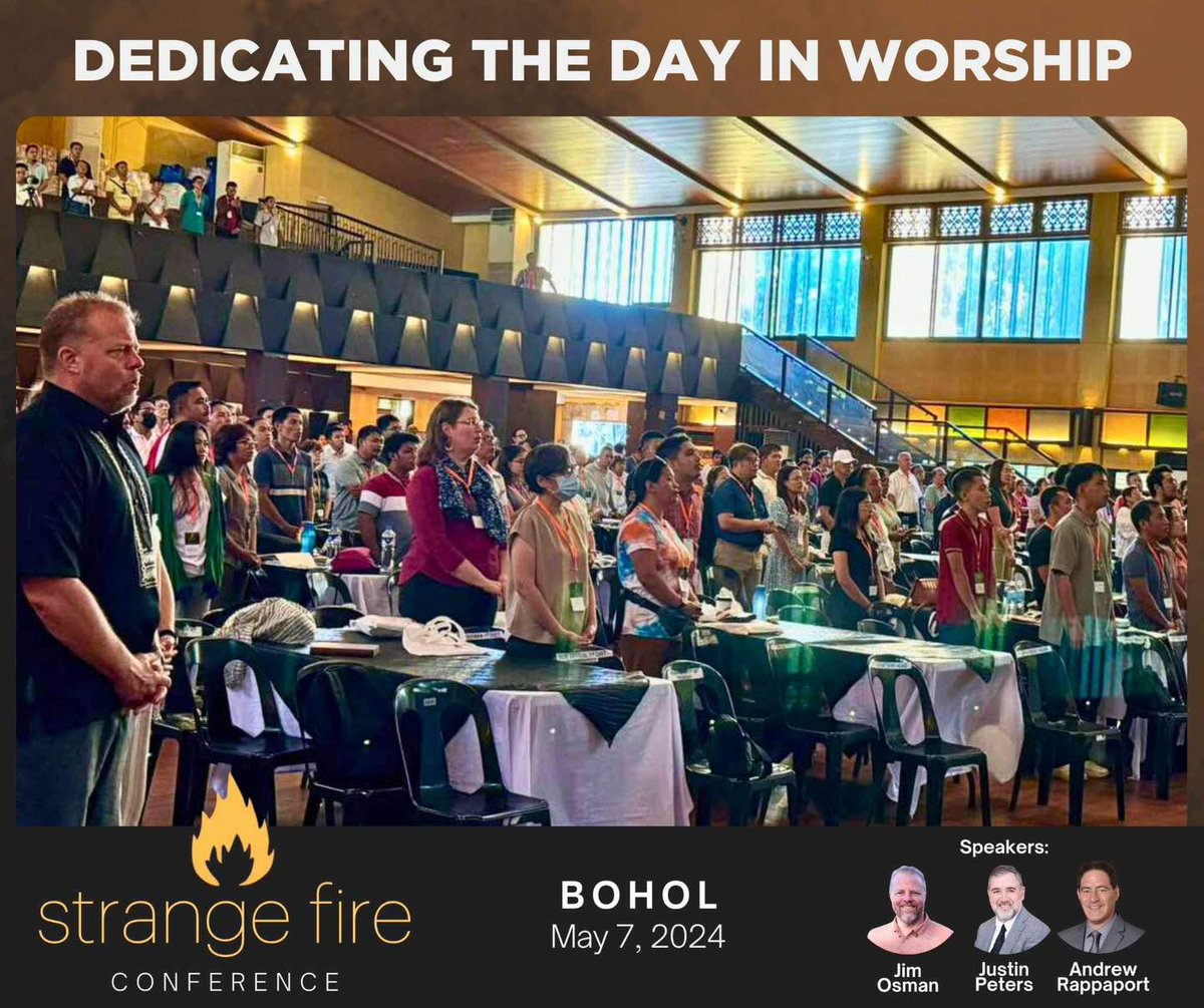 The Strange Fire Conference in Bohol, 2024. With Pastor @JustinPetersMin , Pastor Andrew Rappaport, and Pastor Jim Osman.