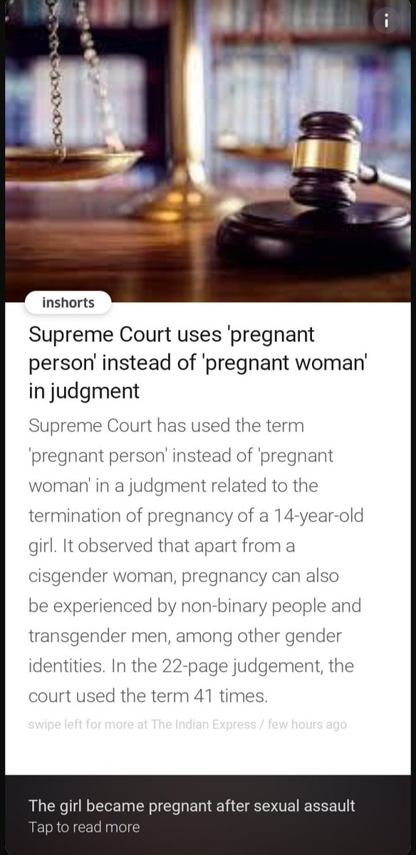 Wow!!! Paths are cleared for a more woke India. Gender neutrality when it comes to LGBTQ vs Women Gender biased when it comes to Woman vs Man. #UnculturedSupremeCourt #UneducatedSupremeCourt #GenderPolitics #WokeSupremeCourt