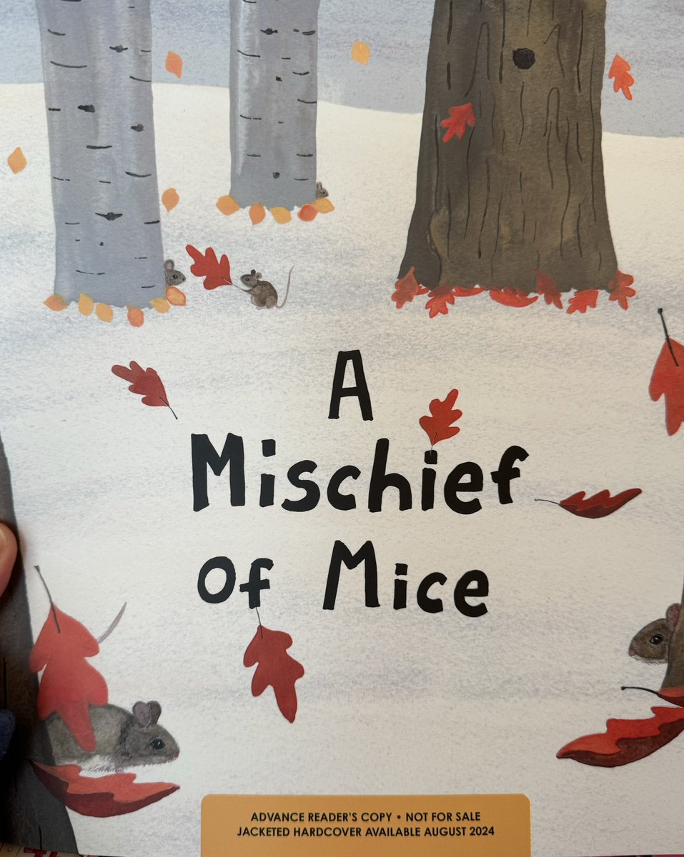 A Mischief of Mice by @christiemath @SBKSLibrary is an informative mystery as we hunt for the missing mice. Did you know a group of coyotes is called a band? Thanks for sharing with #BookPosse!