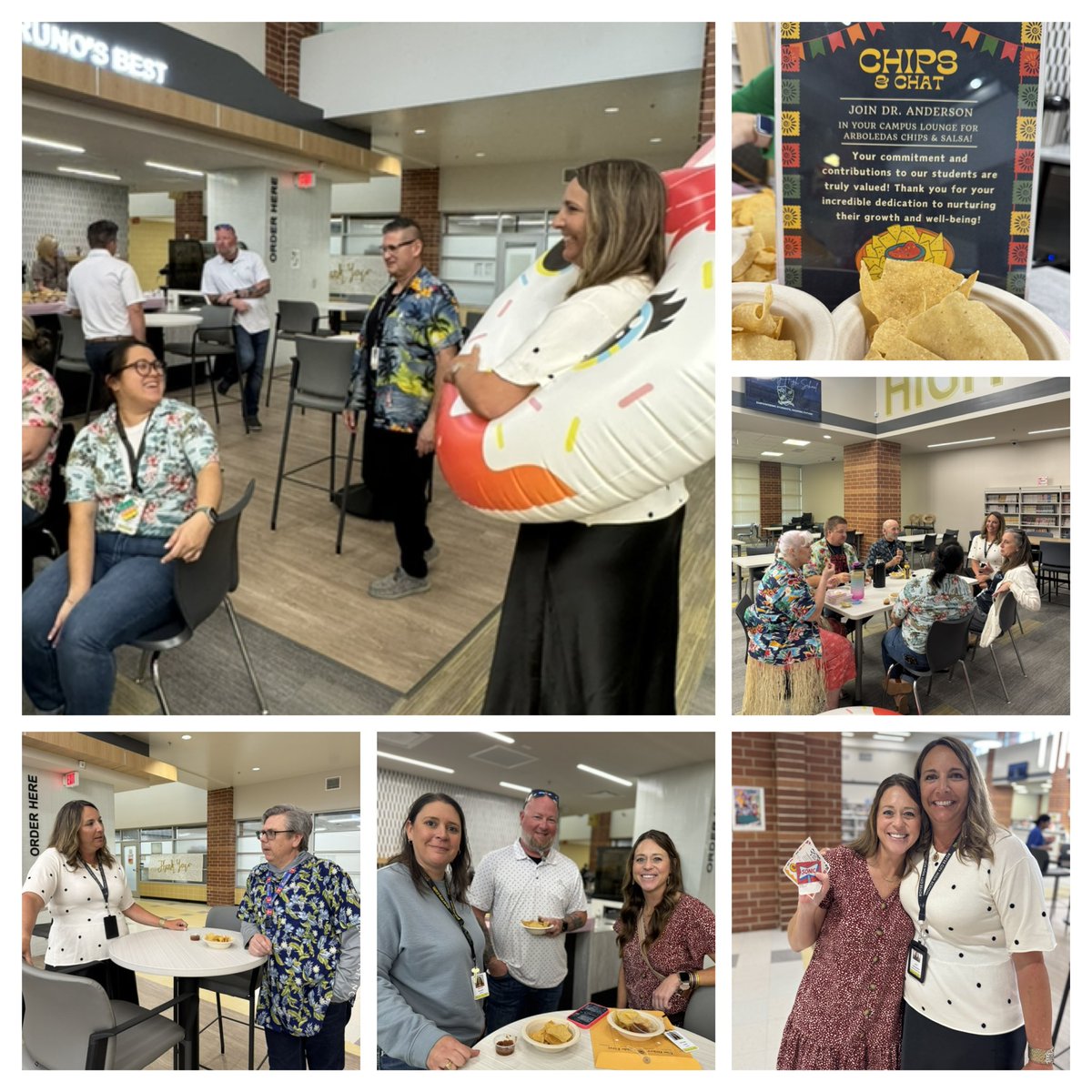 Chips & Chat with Dr. Anderson! Thank you for hanging out with #teamRCHS today! #RCISDJOY #oneRC