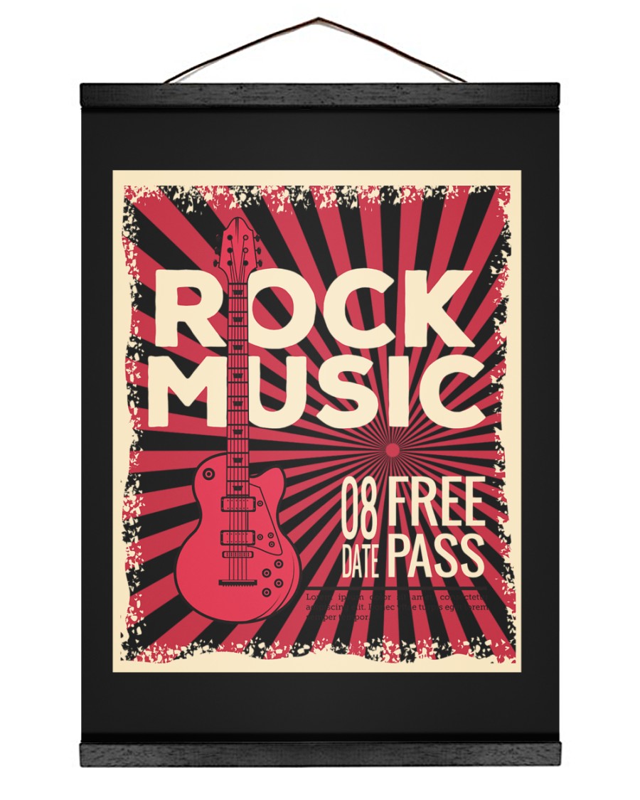 💯❤️ rock music 🎶 gift poster in black and red ♥️ #artoftheday #music #musica #rockmusic #rockandroll #posterdesign #printdesign #graffitiart #goodvibes #elvispresley #rock #popmusic #funkymusic #jazzmusic #canvaspainting teechip.com/rockmusicgift