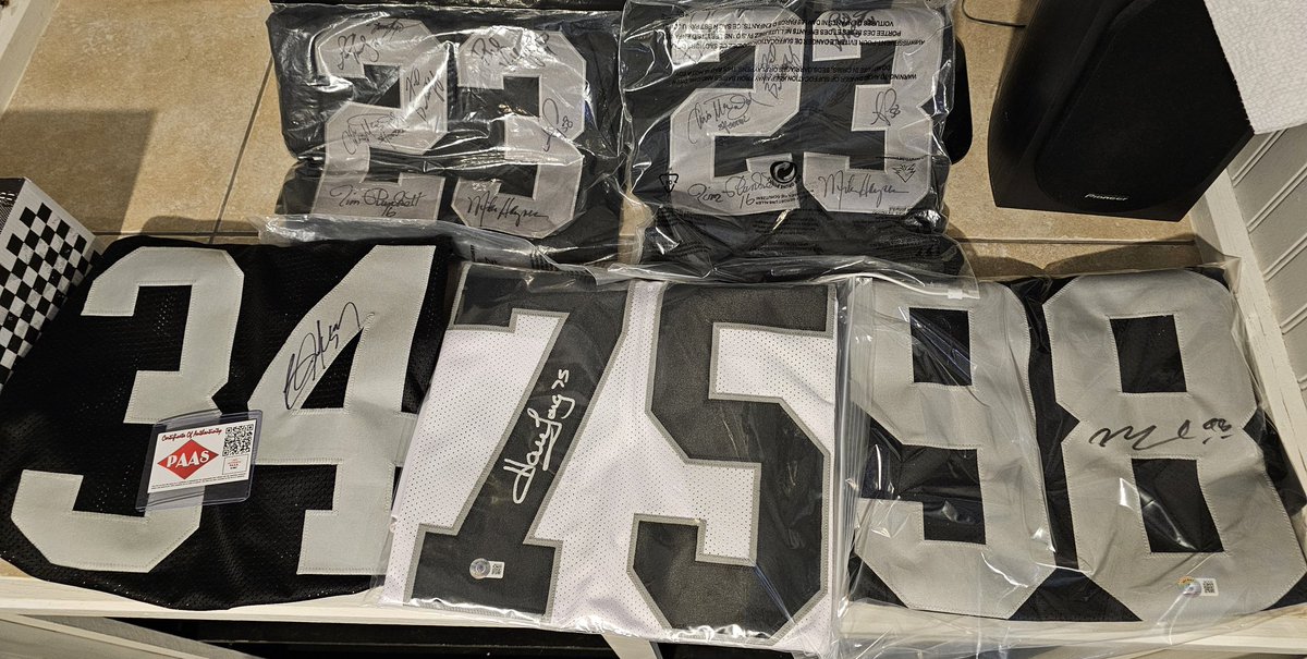 The items for this year's #SummerOfSwag are starting to pile up! Can't wait to give these away and benefit the @onenationfdn! #RaiderNation