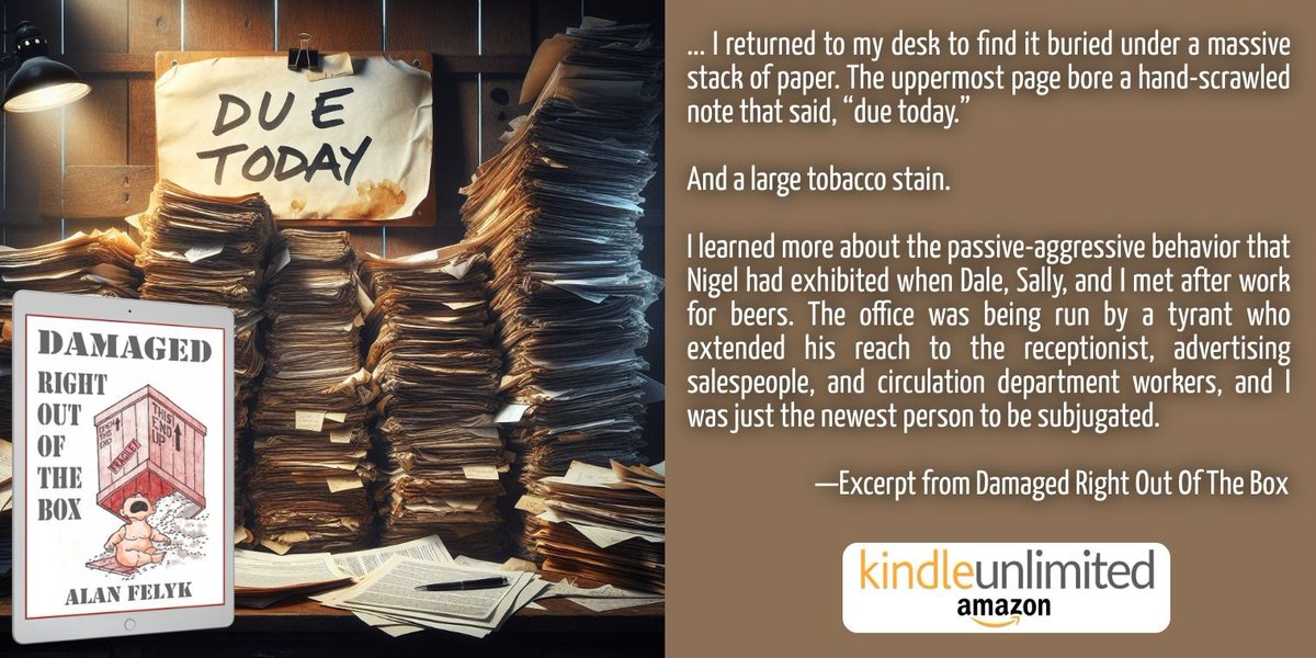An oppressive environment.

amzn.to/3EW93e8

#AmReading #AmWriting #AuthorsOfTwitter #Books #BookTok #BookTwitter #BookWorm #GreatReads #Humor #KindleUnlimited #Memoir #MustRead #Storytelling #WhatToRead #WritersOnTwitter #WritingCommunity