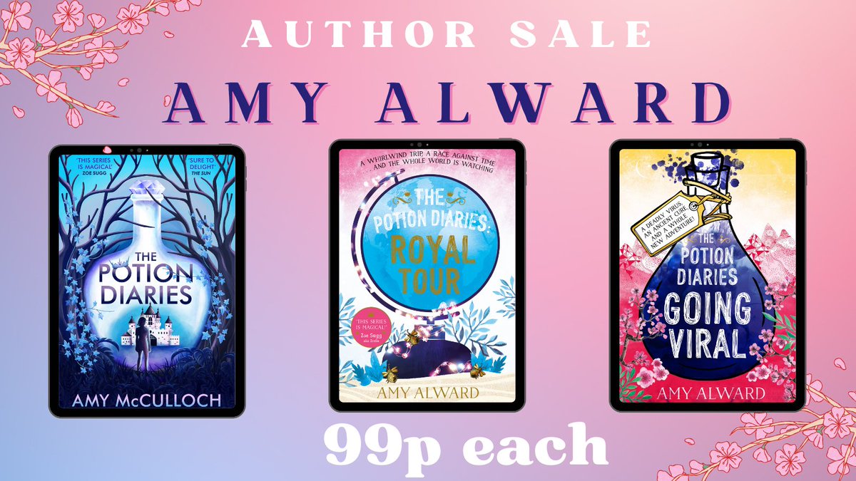 'Inventive, romantic, and downright delightful, The Potion Diaries cast its spell on me from page one, and is the most fun I've had reading in ages!' Sarah J Maas Get all the titles in the #PotionDiaries trilogy by Amy Alward now for only 99p each! amzn.to/3wjdccm