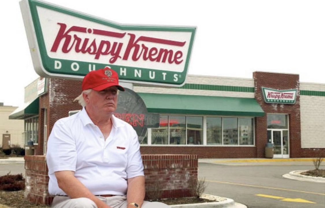 “Two more gag order violations and I get free donuts.” 🍩