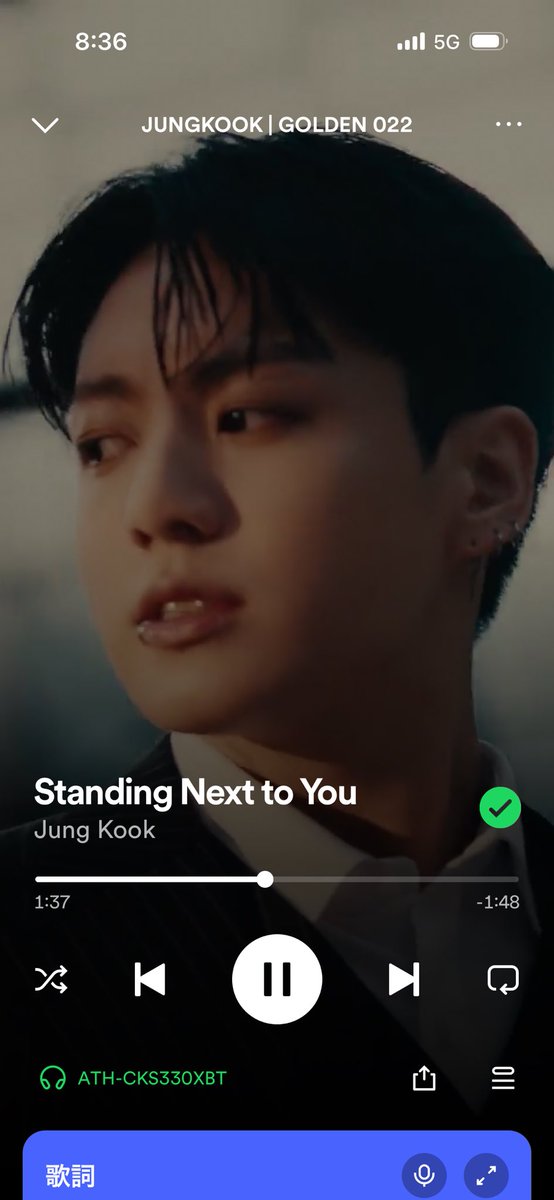 @TeamJJKUSA 49
STREAM AND BUY GOLDEN  #StandingNextToYou #JungKook_GOLDEN🇺🇸🩵